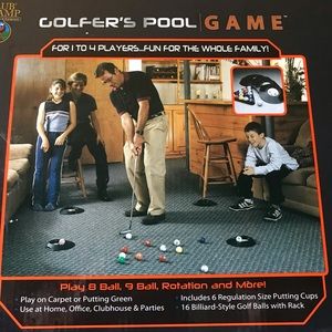 Golfers Pool Game for Indoor Fun